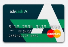 Advanced Cash  Visa и Mastercard карты